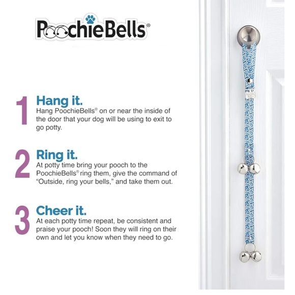 POOCHIE BELLS | dog training doorknob bells - Picture 8 of 8